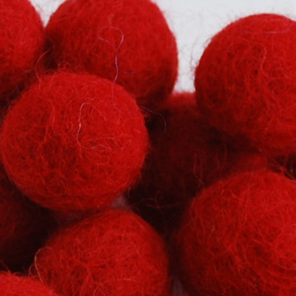 TOY MAKING: 100% Wool Felt Ball for House of Zandra Toys: 1cm: Red Sha –  Natasha Makes